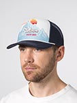 Бейсболка STETSON арт. 7745101 TRUCKER CAP ALPINE SUNSET (голубой / темно-синий)